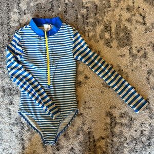 Mini Boden one piece kids surf suit rashguard 7/8